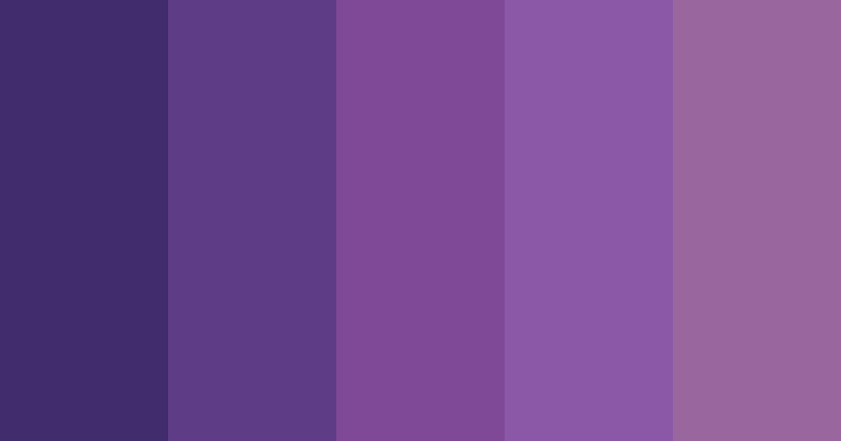 Download shades of amethyst color palette PNG image (landscape)