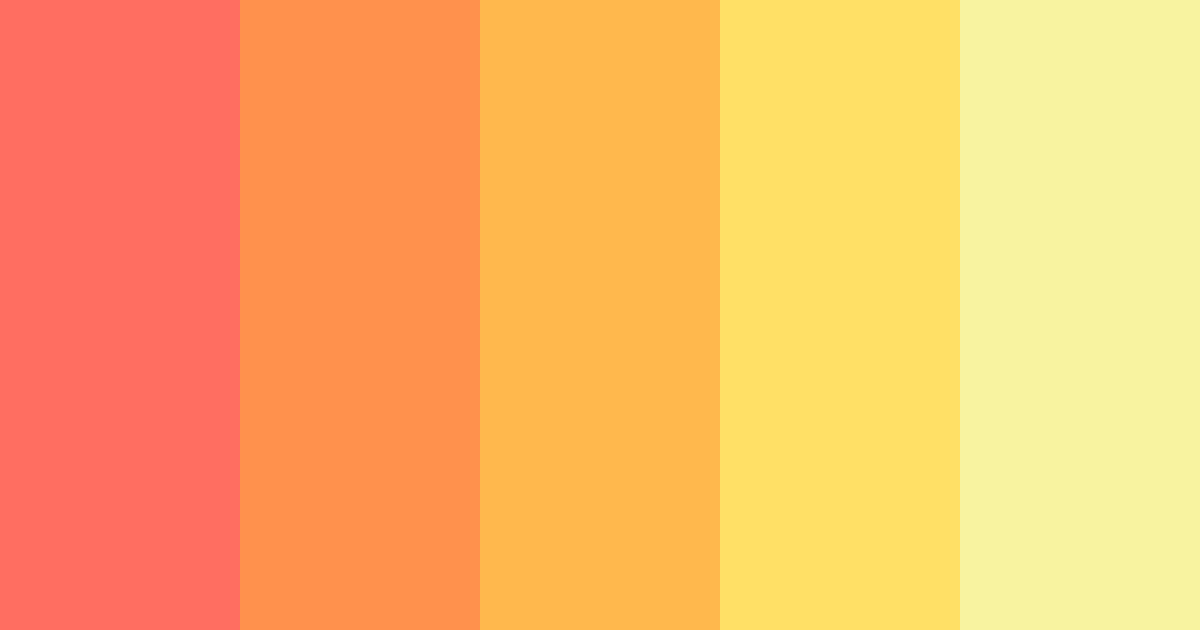 Download light orange color palette PNG image (landscape)
