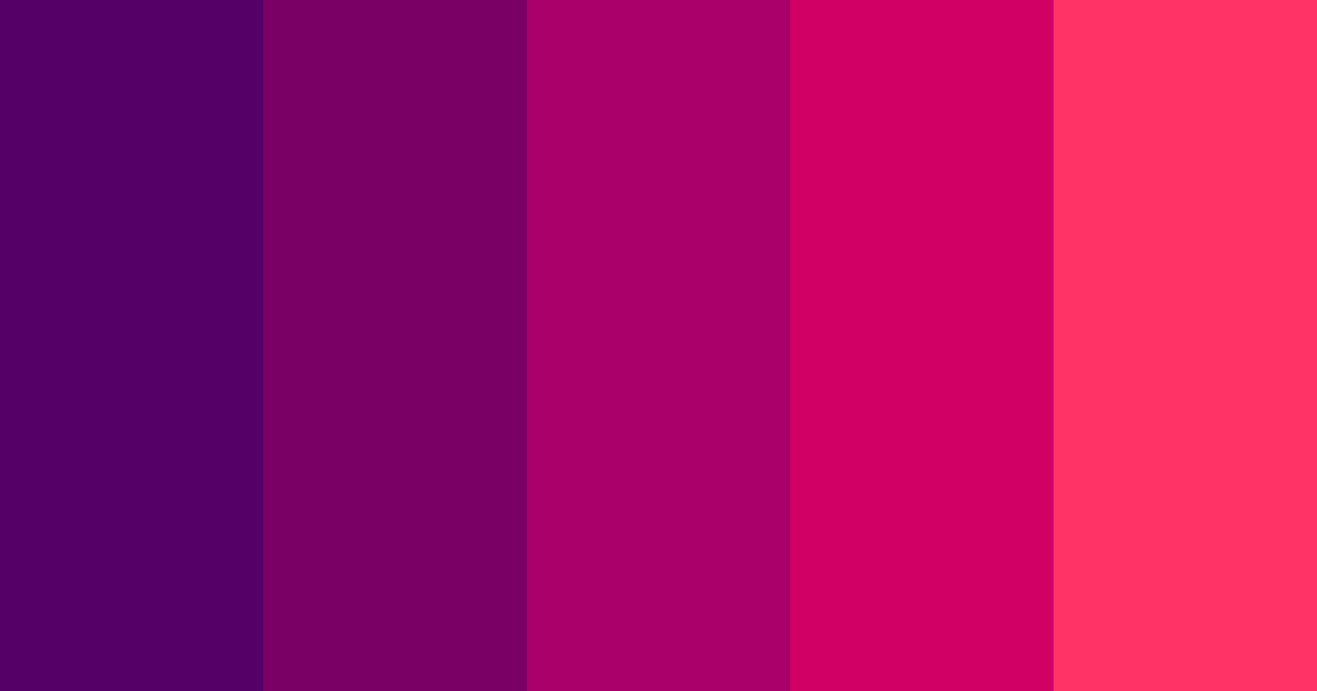 Download vibrant eggplant symphony color palette PNG image (landscape)