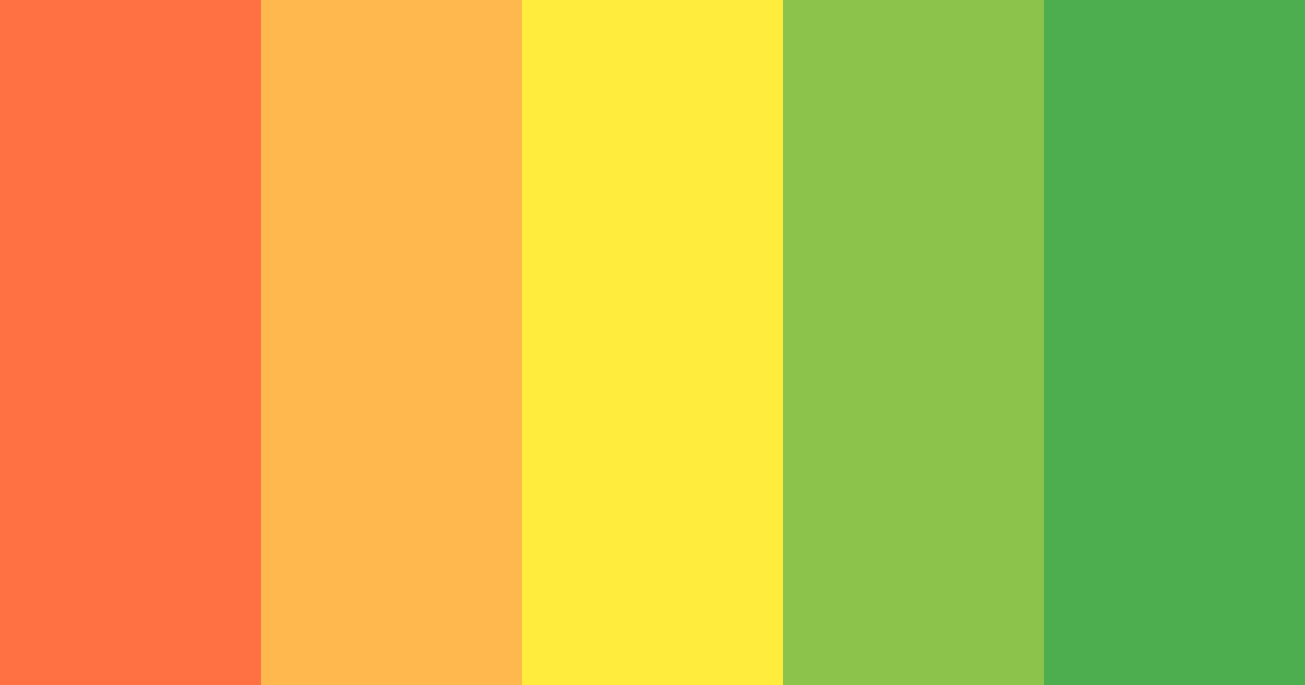 Download psychedelic orange color palette PNG image (landscape)