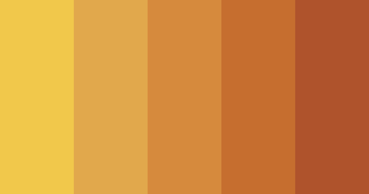 Download honey yellow color palette PNG image (landscape)