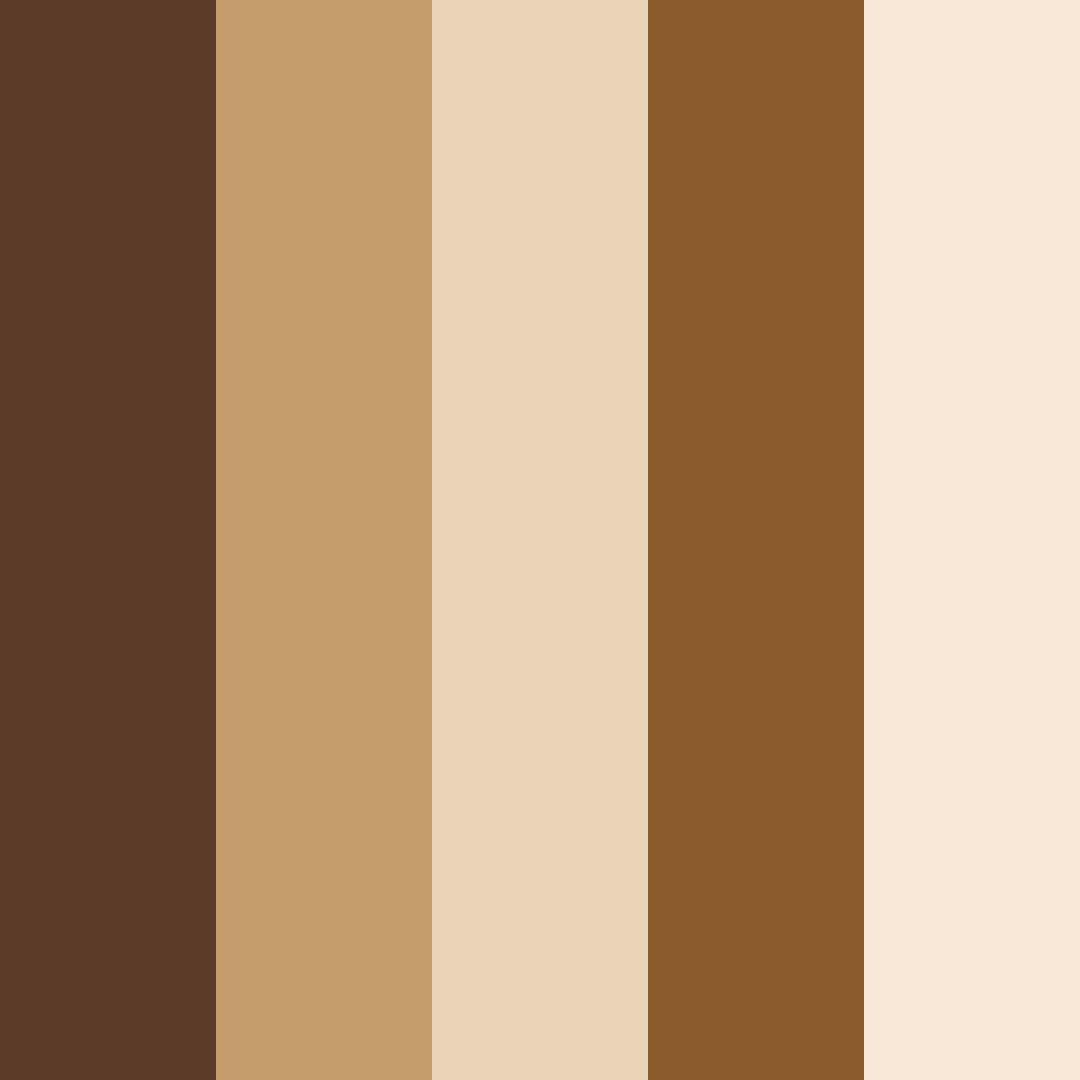 Brown Calico Color Palette