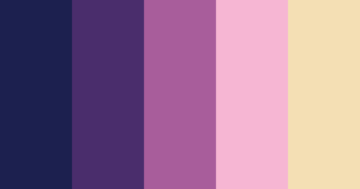 Download purple night color palette PNG image (landscape)