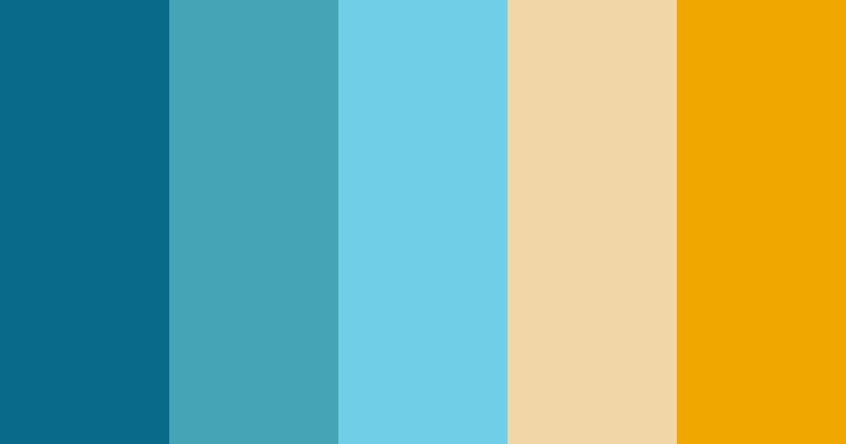 Download venice blue shades color palette PNG image (landscape)