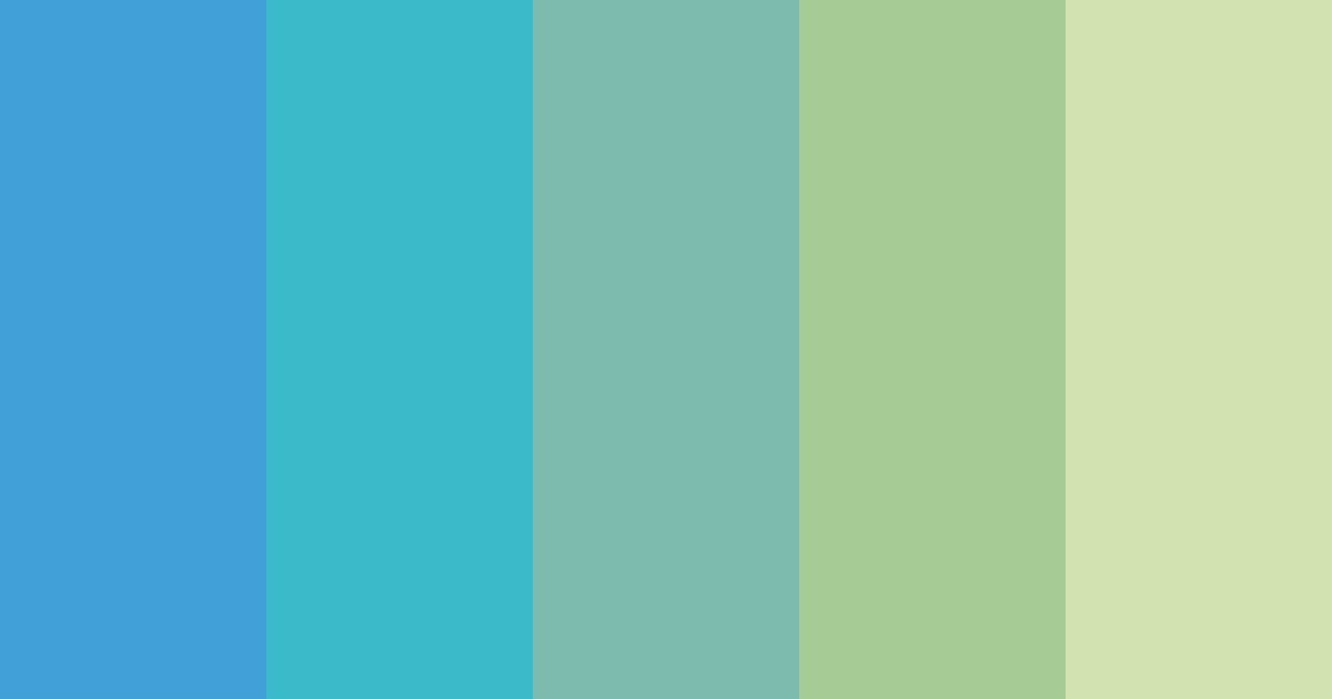 Download blue beach color palette PNG image (landscape)