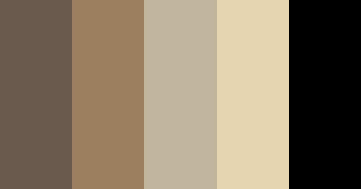 Download earthy reverie color palette PNG image (landscape)