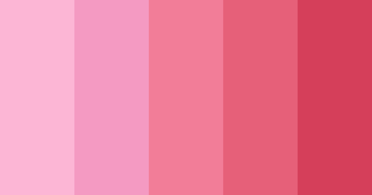 Download pink hello kitty color palette PNG image (landscape)