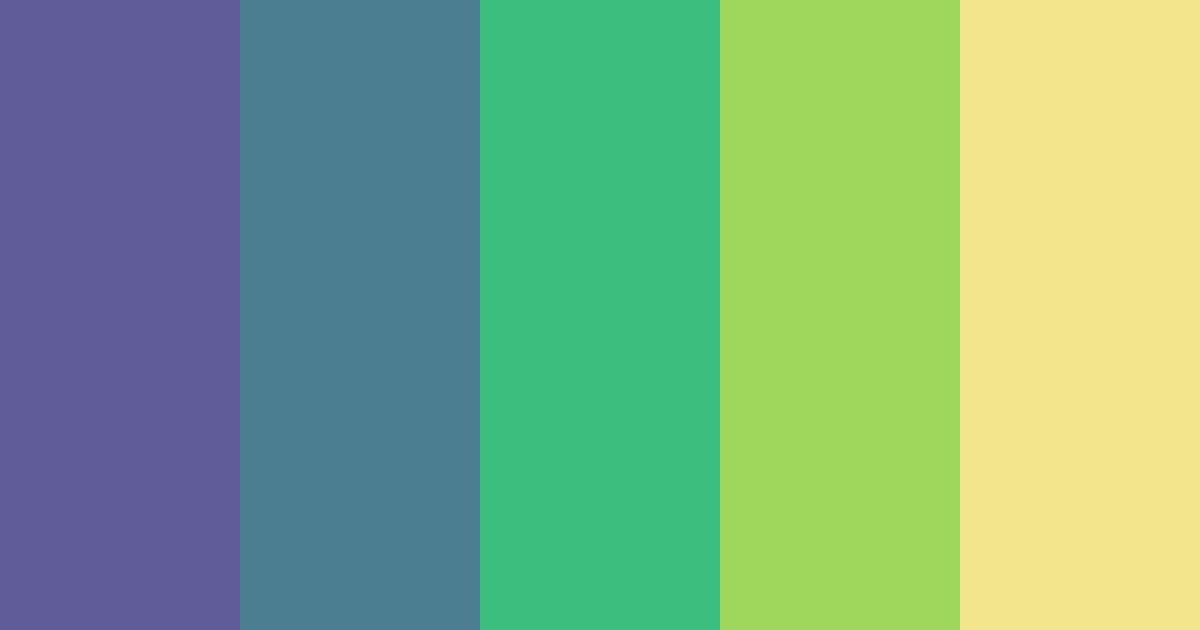 Download whimsical garden color palette PNG image (landscape)