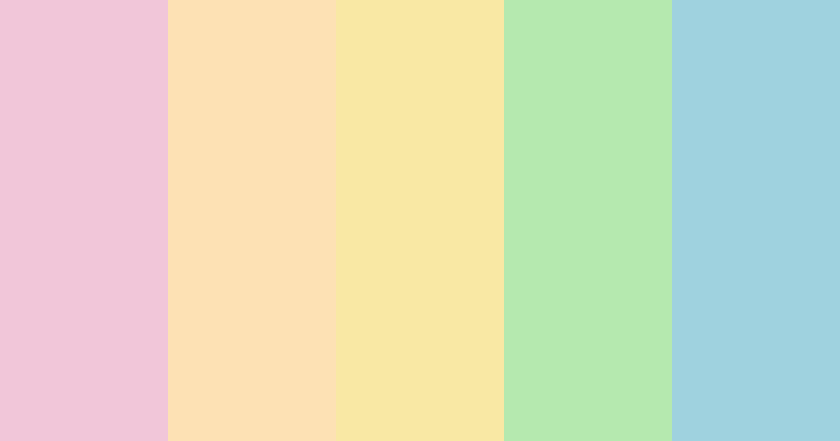 Download pastel pink color palette PNG image (landscape)