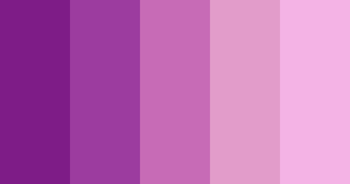 Download shades of morado color palette PNG image (landscape)