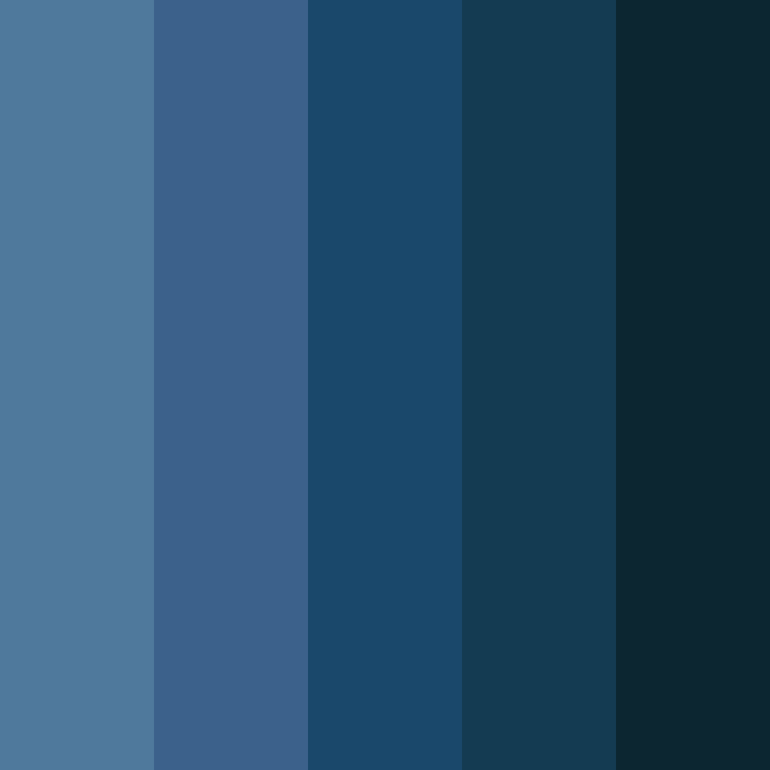 Download arctic reflections color palette PNG image (square)