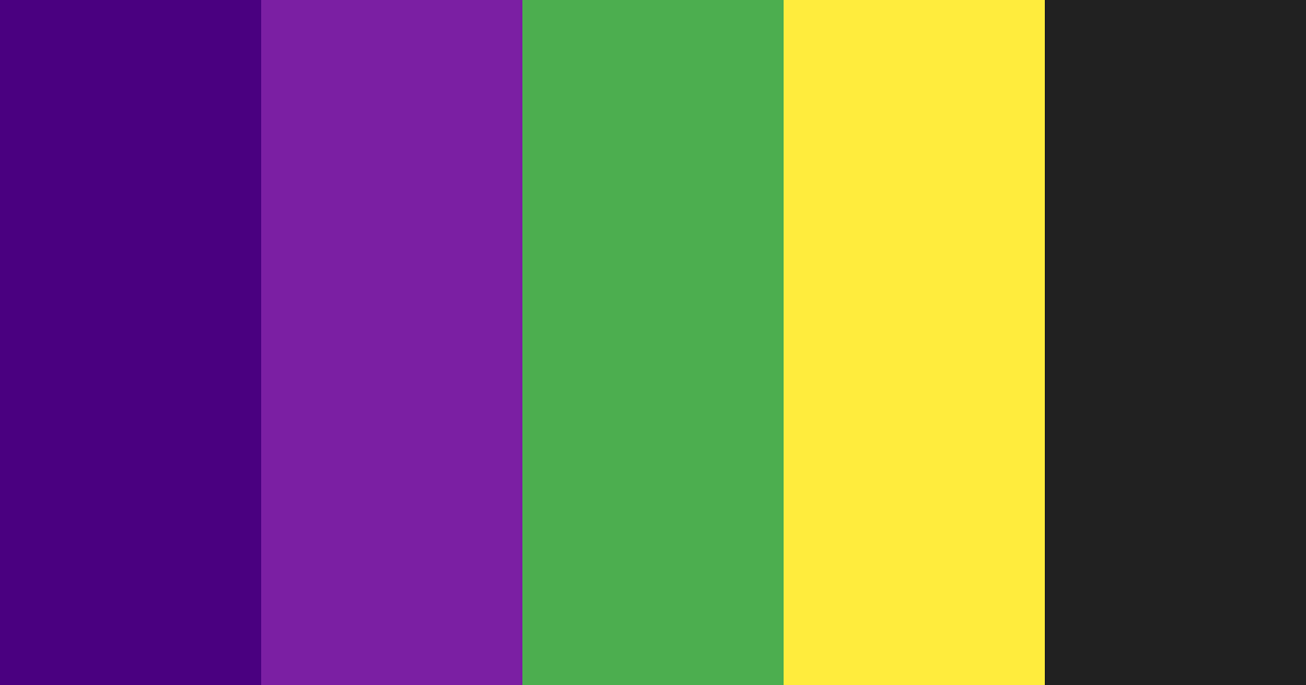 Download enchanted forest night color palette PNG image (landscape)