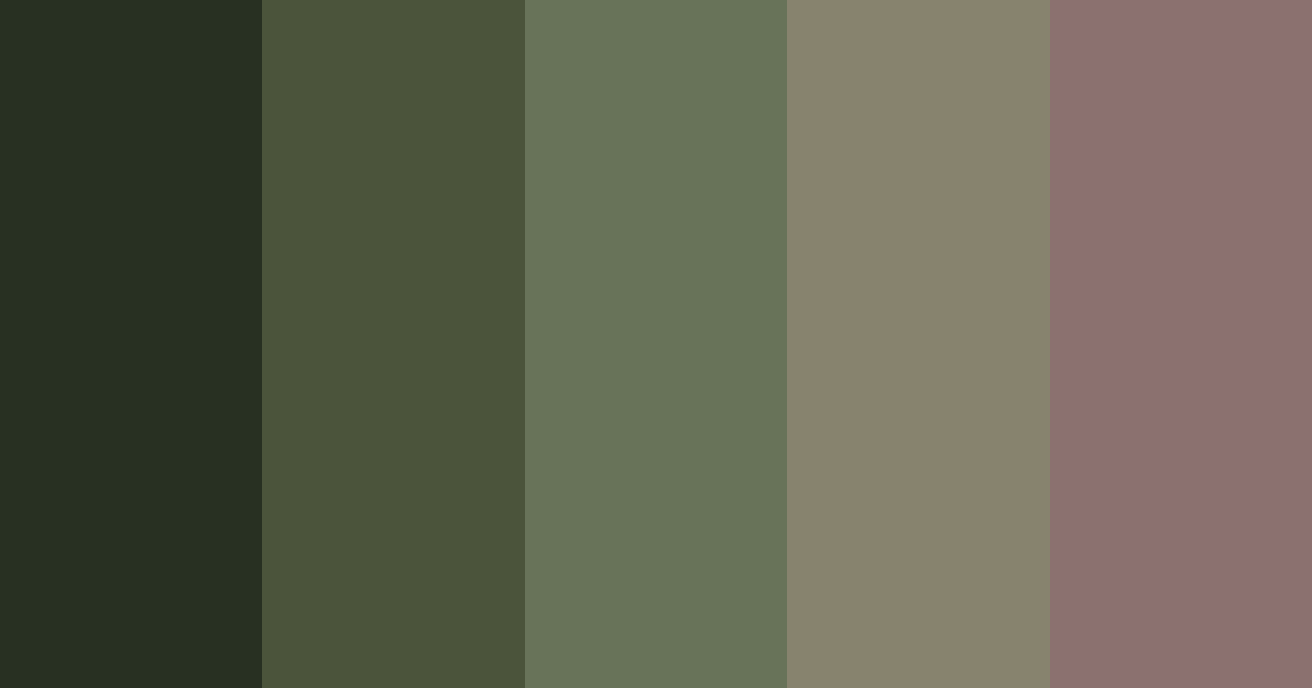 Download florest moth color palette PNG image (landscape)