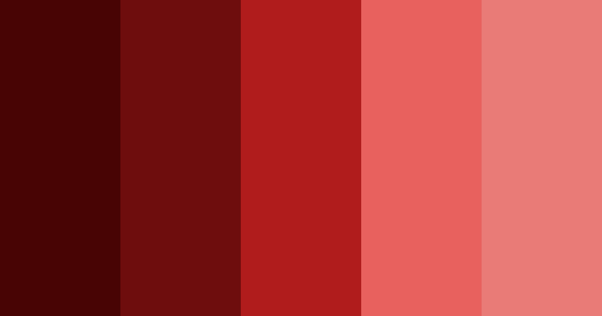 Download red moonlight color palette PNG image (landscape)