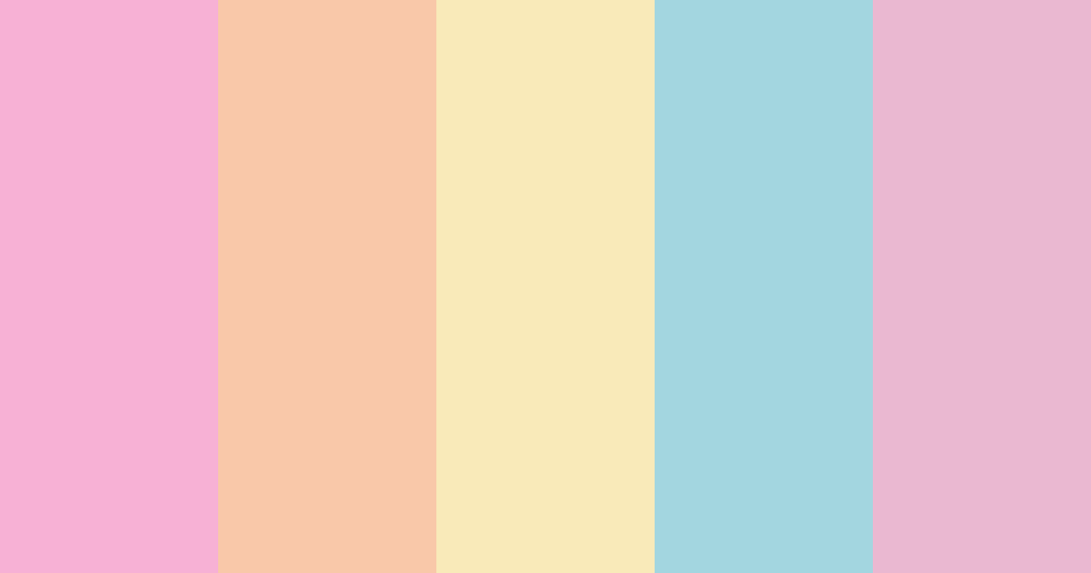 Download pink hello kitty color palette PNG image (landscape)
