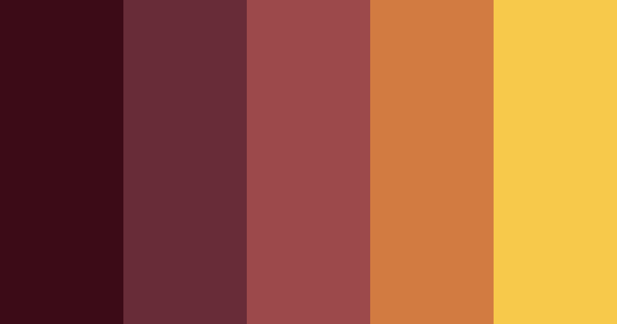 Download dark red color palette PNG image (landscape)