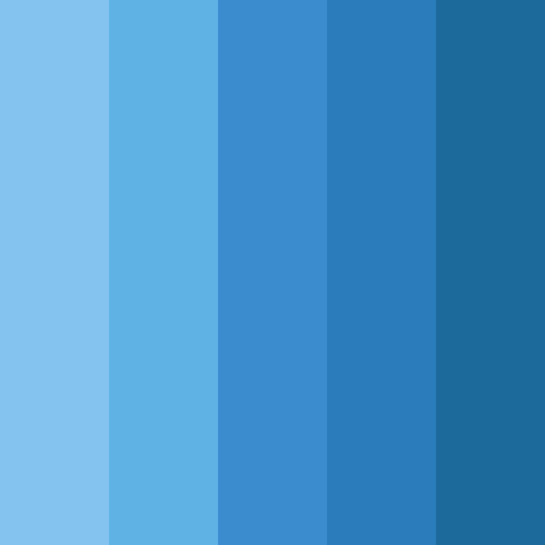 Download sky blue color palette PNG image (square)