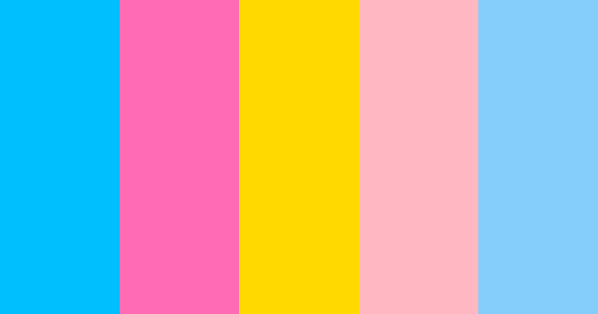Download sky blue pink color palette PNG image (landscape)