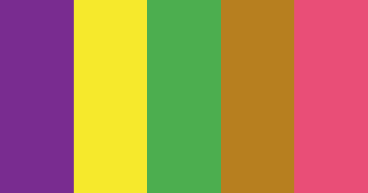 Download tropical sunset serenade color palette PNG image (landscape)