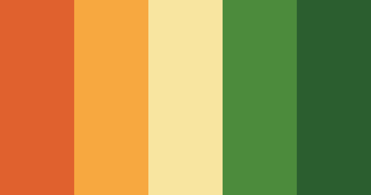 Orange Tiger Color Palette
