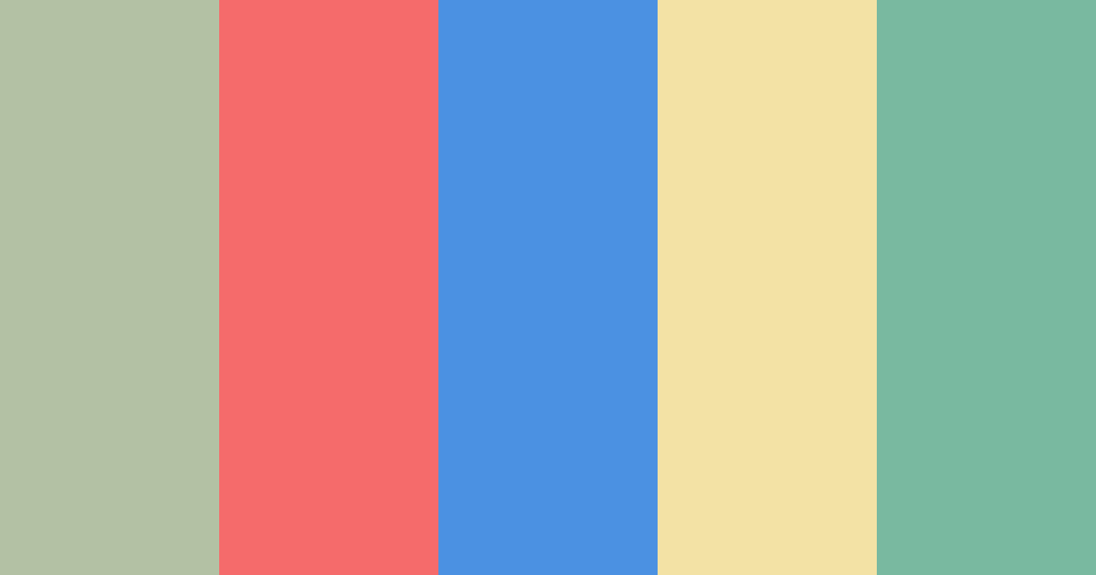 Download rustic serenity color palette PNG image (landscape)
