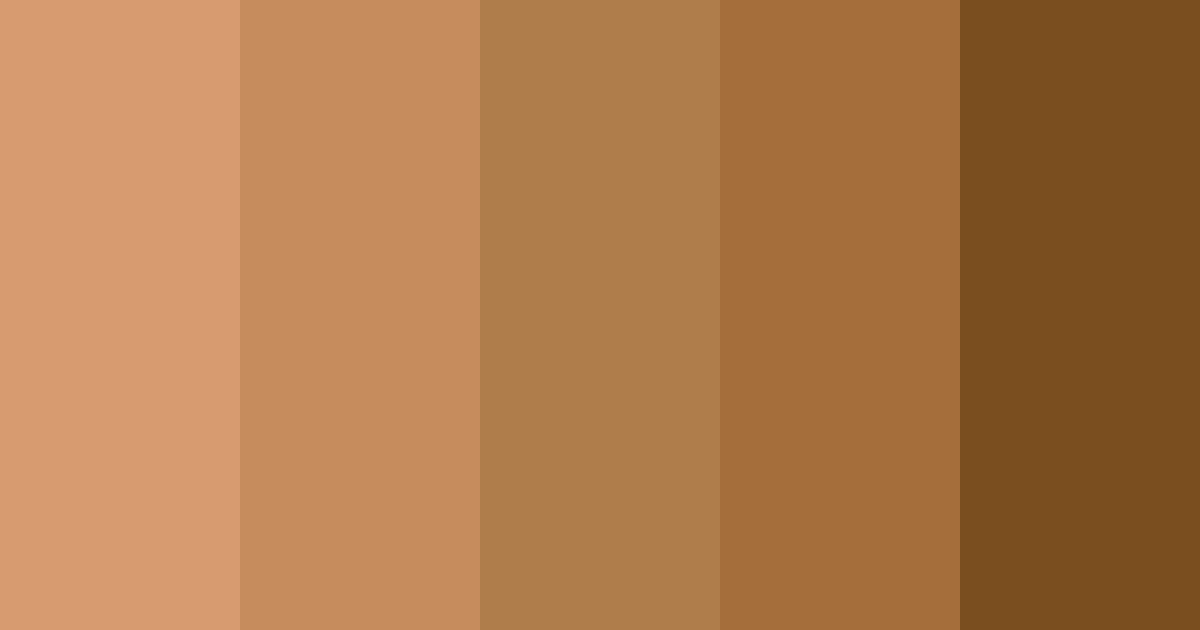 Download caramel dreams color palette PNG image (landscape)