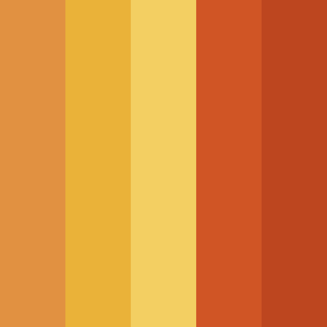 Download leopard color palette PNG image (square)