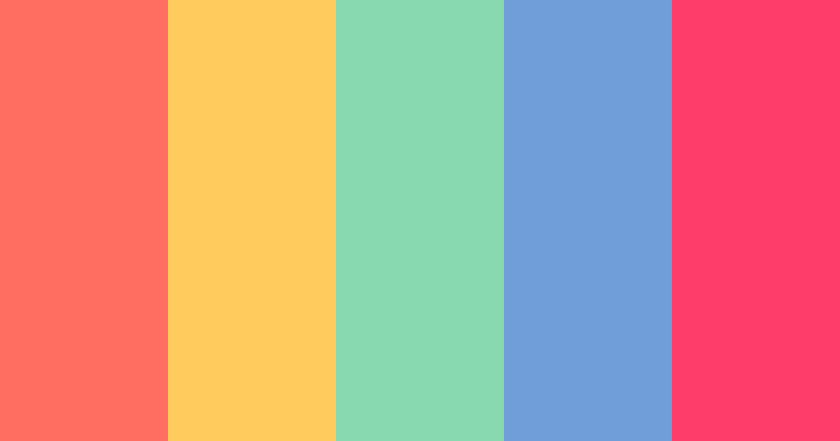 Download playground dreams color palette PNG image (landscape)