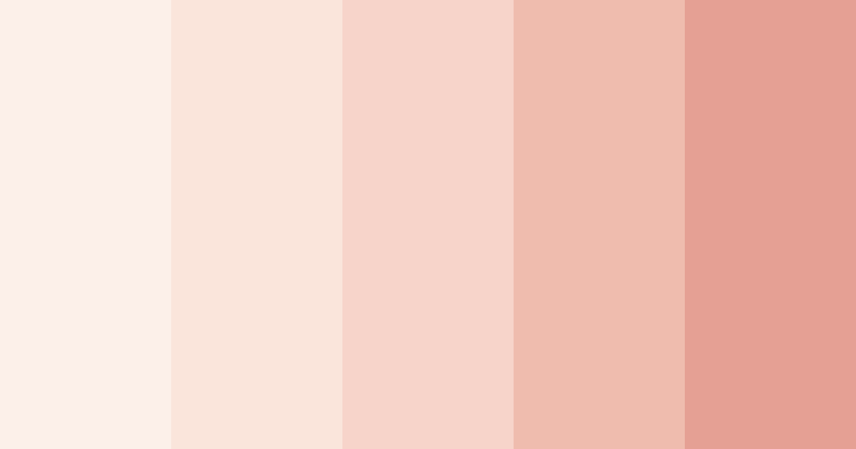 Download skin tones color palette PNG image (landscape)