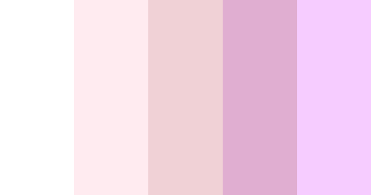 Download light pink shades color palette PNG image (landscape)