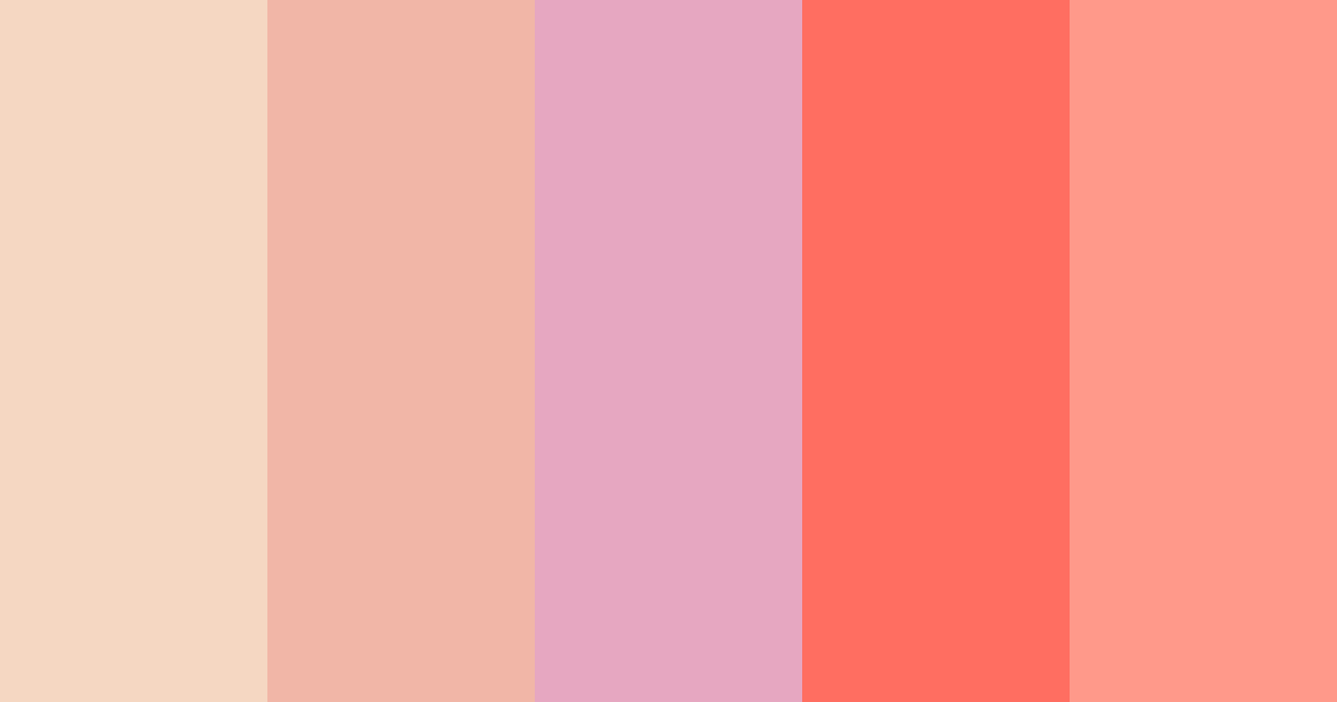 Download pink shell color palette PNG image (landscape)