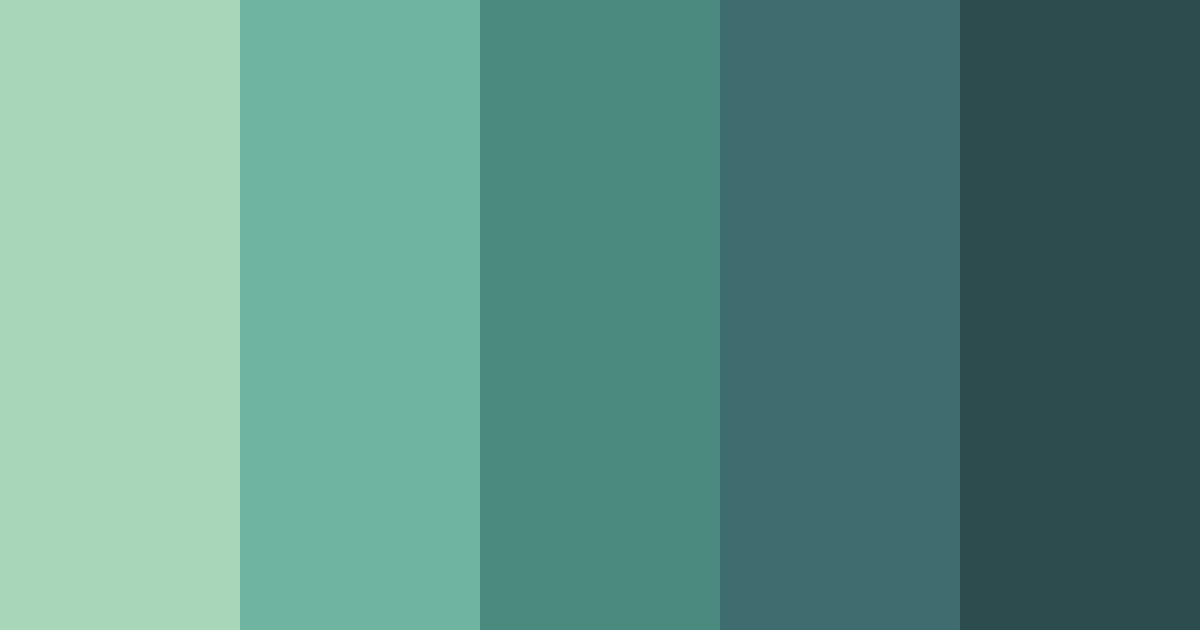 Verdancy Color Verdant Tranquility Color Palette