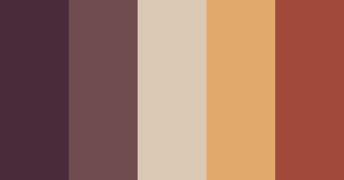 Download dark cherry color palette PNG image (landscape)