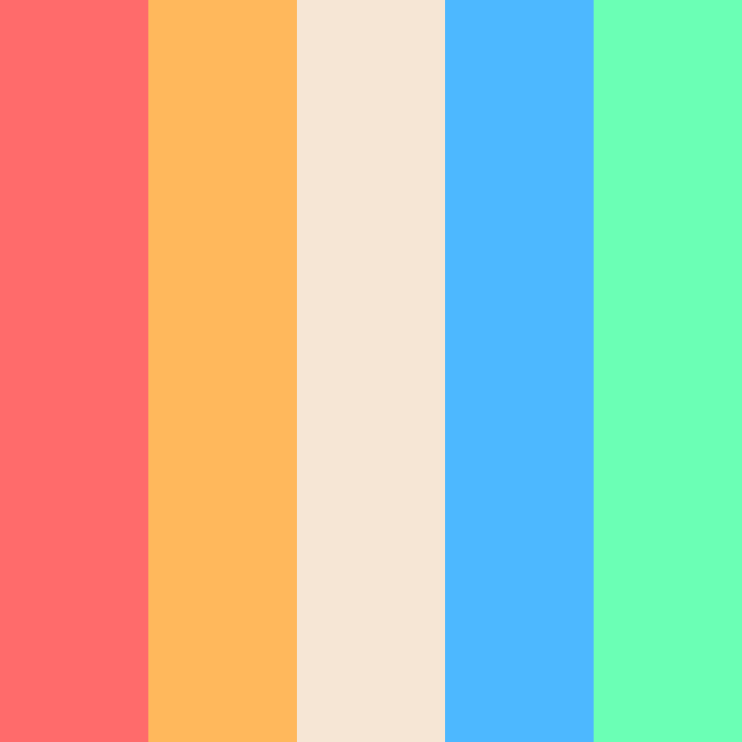 Download bright red color palette PNG image (square)