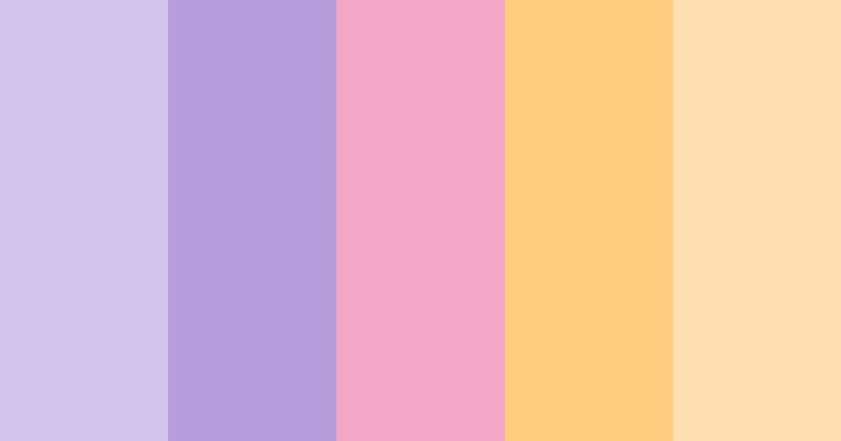 Download pastel violet color palette PNG image (landscape)