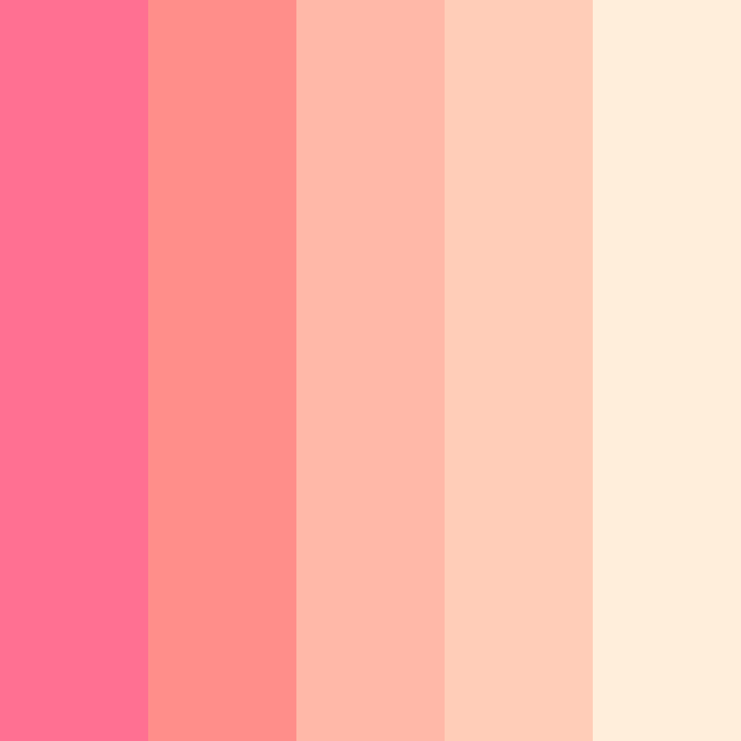 Download pink delight color palette PNG image (square)
