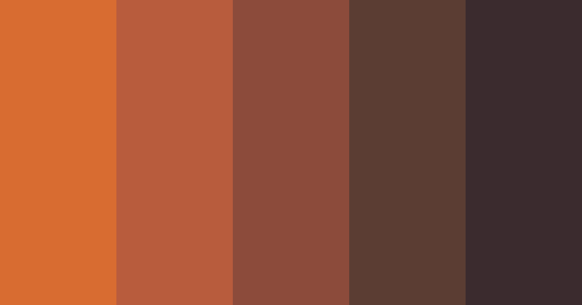 Download rich red brown color palette PNG image (landscape)