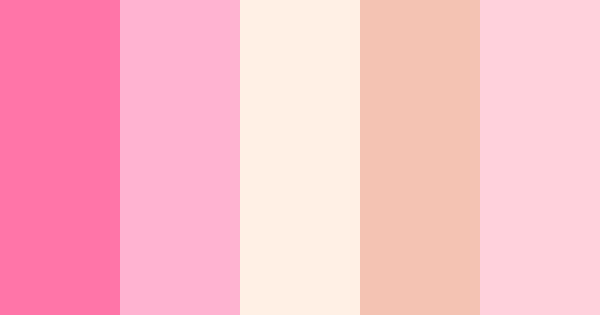 Download sweet whimsy color palette PNG image (landscape)