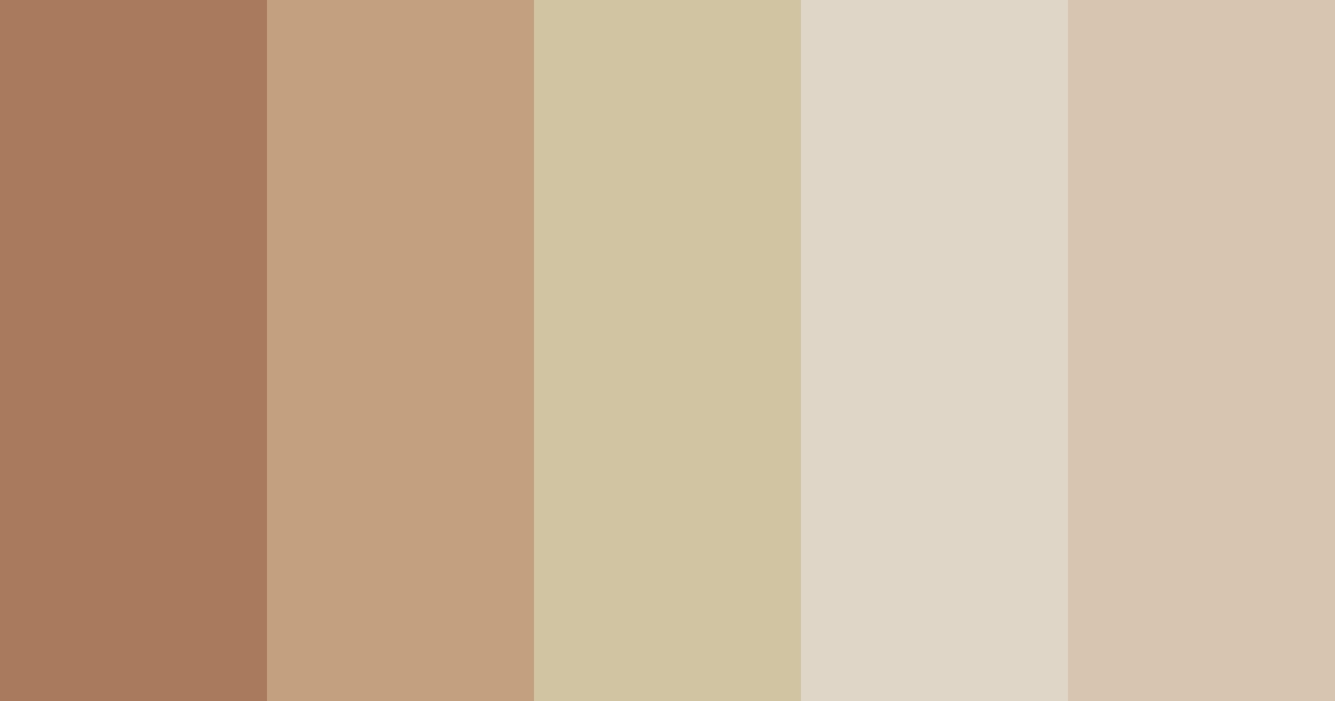 Brown Cafe Color Palette