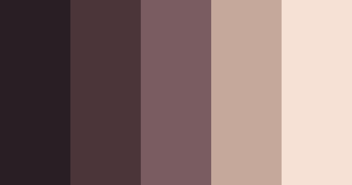 Download dark rose color palette PNG image (landscape)