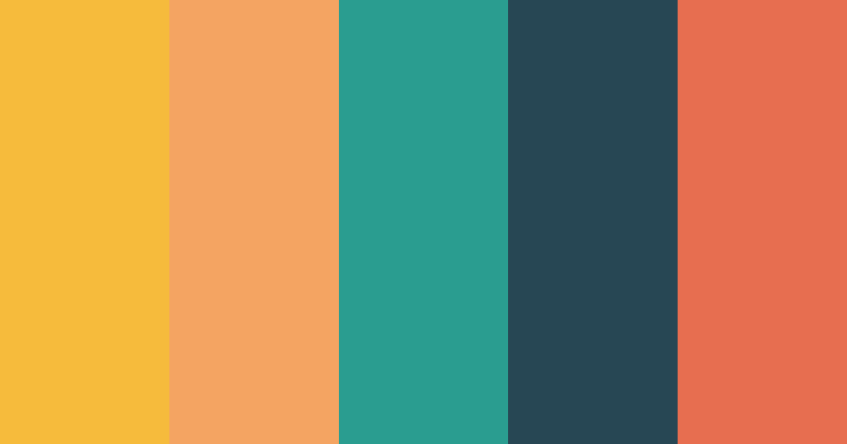 Download vintage orange color palette PNG image (landscape)
