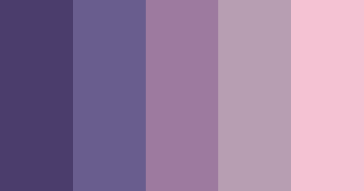 Download twilight purple color palette PNG image (landscape)