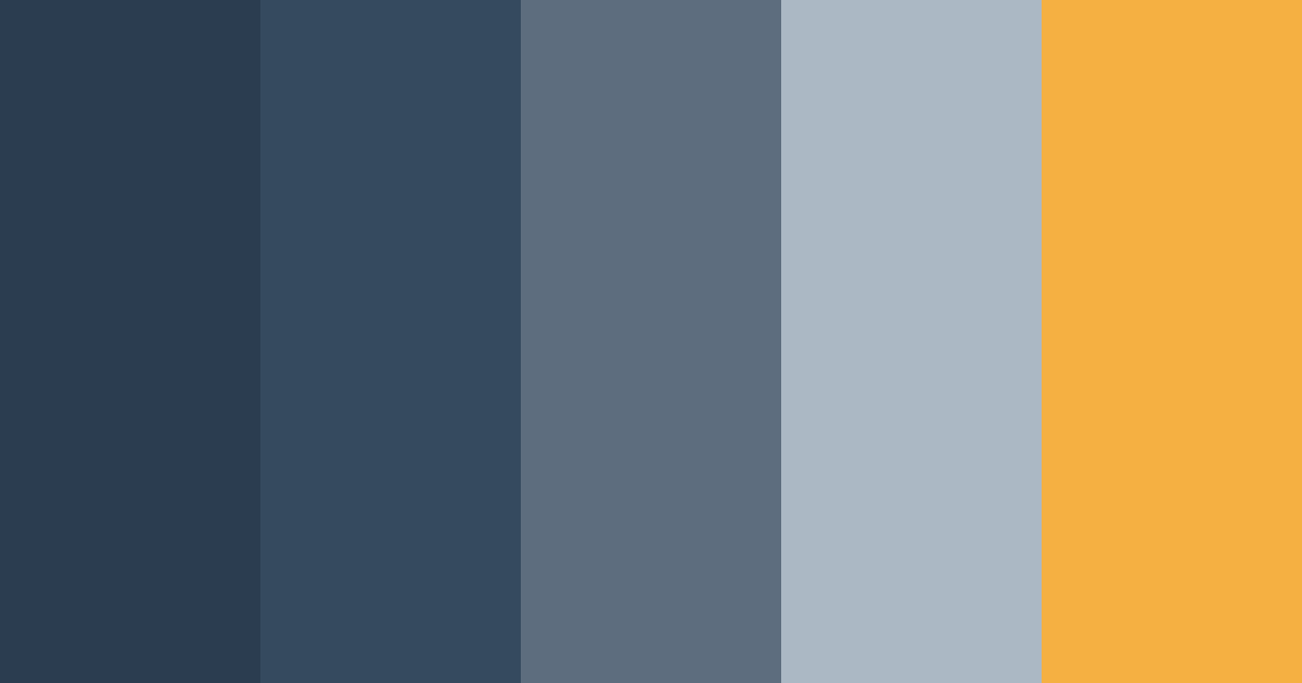 Download dark blue color palette PNG image (landscape)