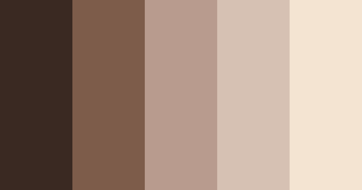 Download brown cafe color palette PNG image (landscape)