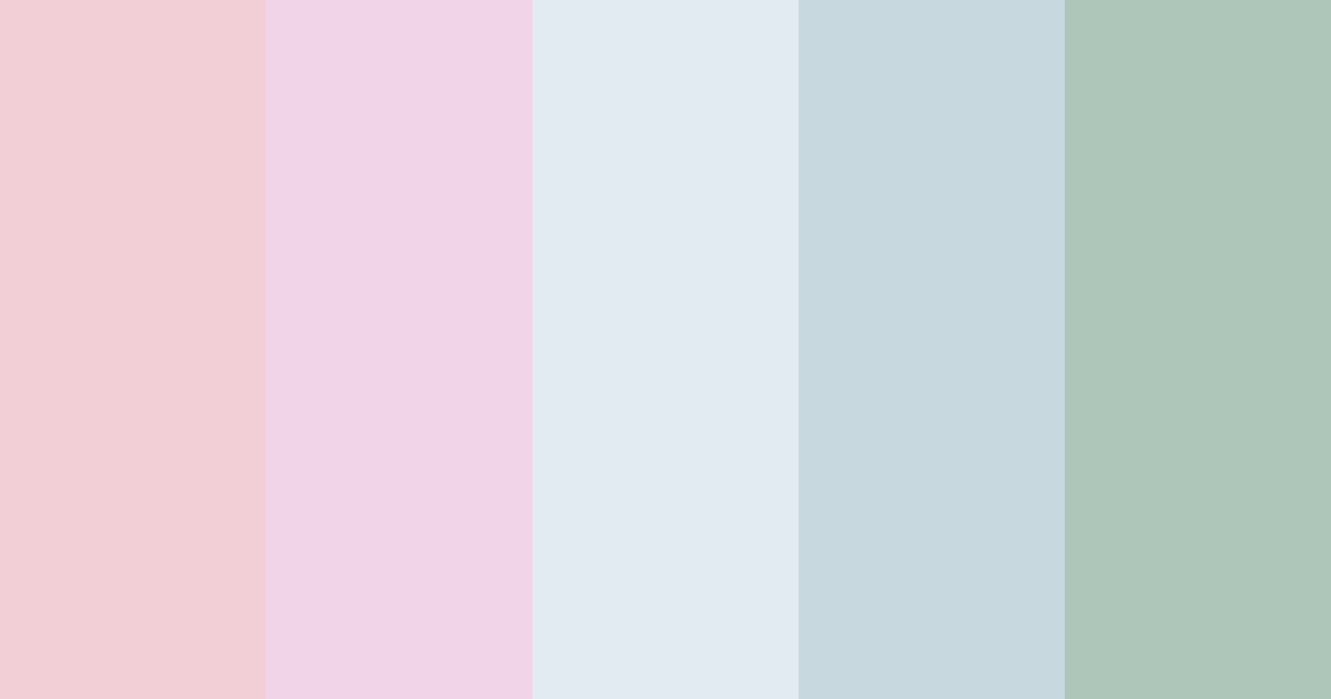 Download dreamy whimsy color palette PNG image (landscape)