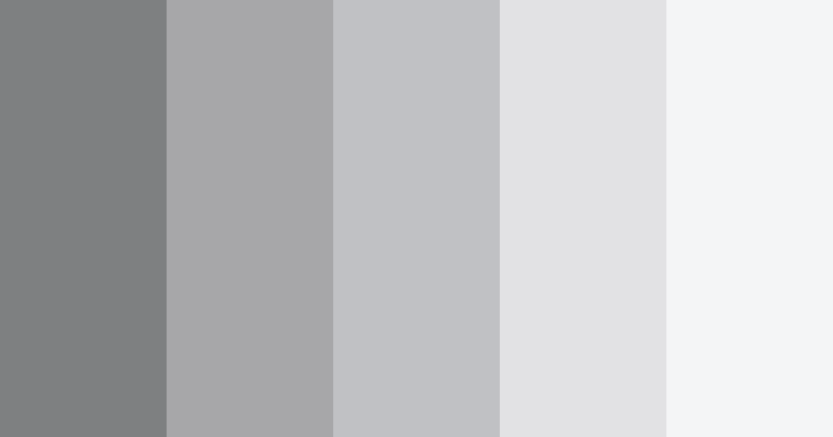 Download gray metal color palette PNG image (landscape)