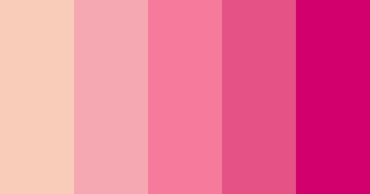 Download purrfectly pink color palette PNG image (landscape)