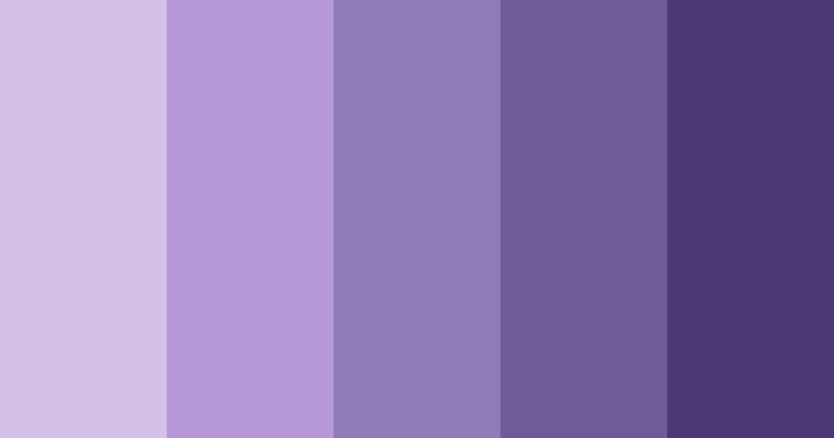 Paleta de colores Lilac Whisper