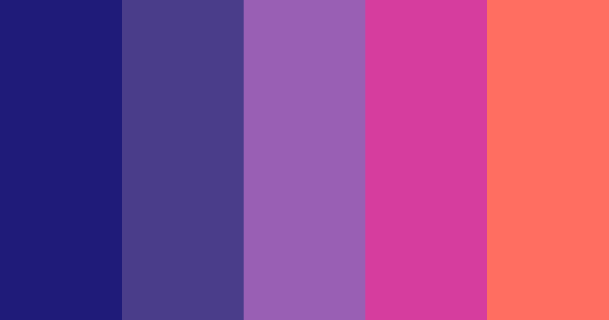 Download neon euphoria color palette PNG image (landscape)
