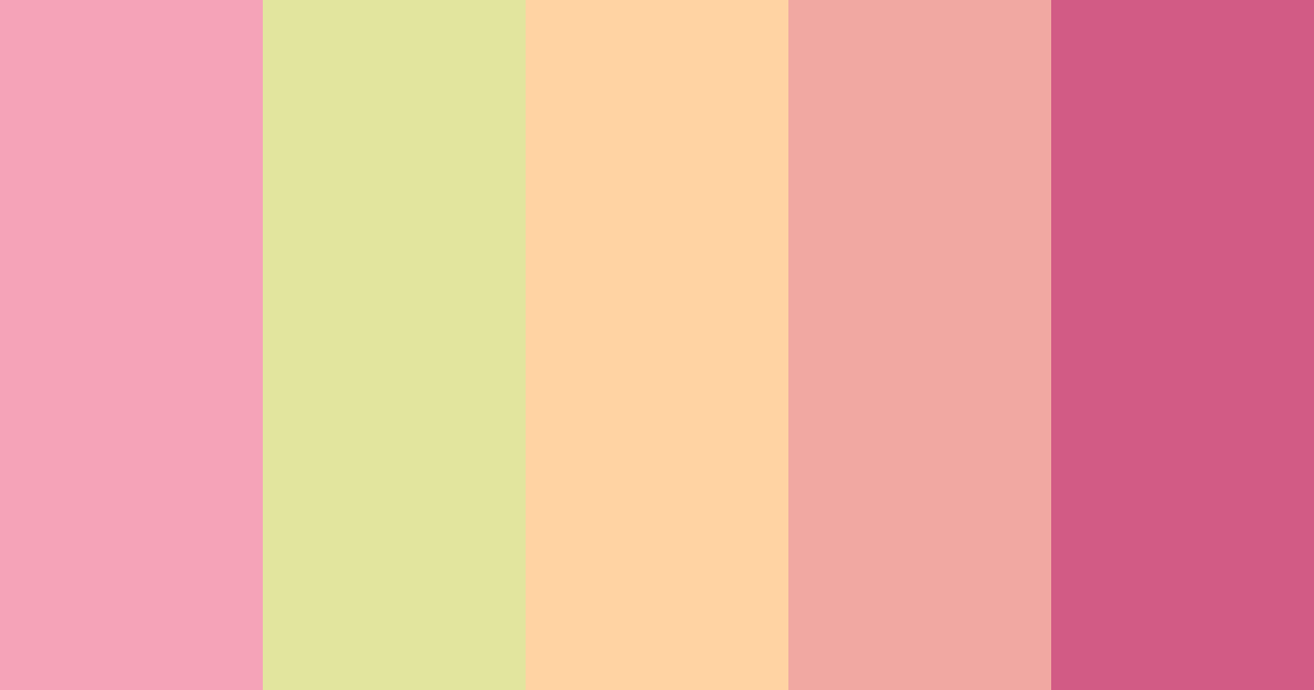 Download floral serenade color palette PNG image (landscape)